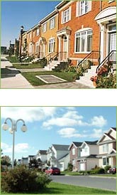 Aménager les quartiers de demain, maisons en ligne