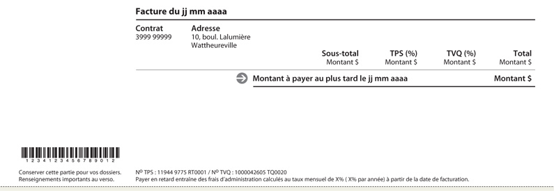 Section 3 : Status de la période de facturation au tarif M.