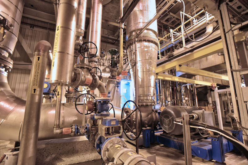 Atelier de dioxyde de chlore - Chantiers Chibougamau