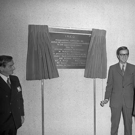 Inauguration du nouvel institut, 1970.