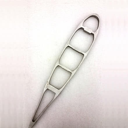 Échantillon d’une pale d’éolienne.