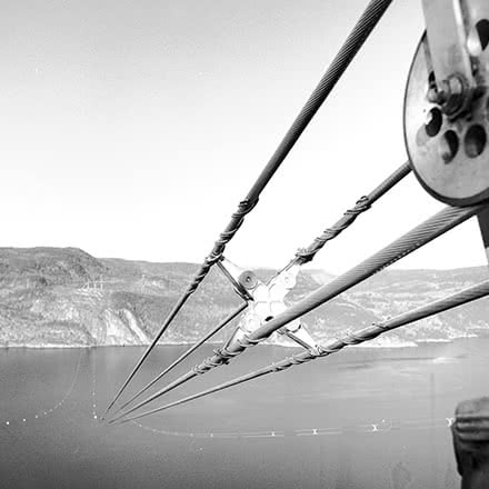 Traversée de l’Anse-Saint-Jean, 1985.