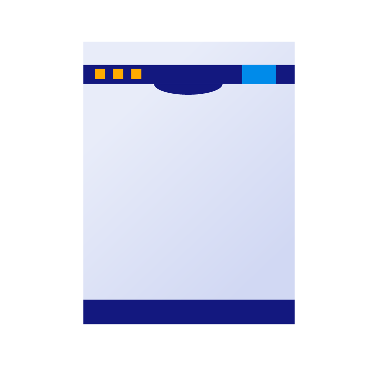 Illustration d'un lave-vaisselle