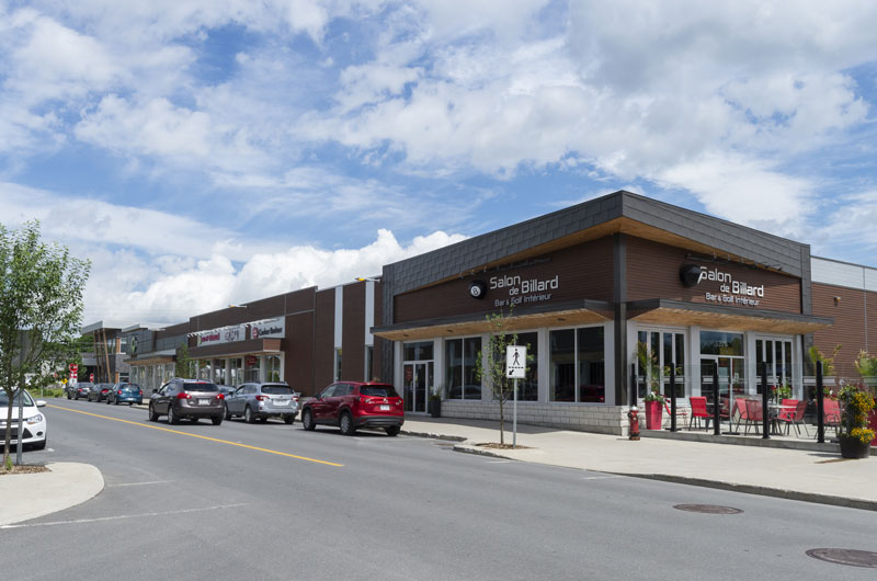 Commerces situés sur la Promenade Papineau
