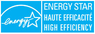 ENERGY STAR®, haute efficacité.