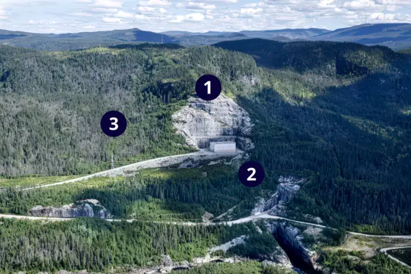 Carte légende de la centrale Sainte-Marguerite-3