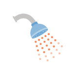 Baignoire douche robinet