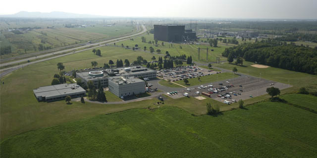 Vue aérienne de l’IREQ et du Laboratoire haute tension.